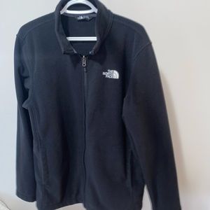 North face zip up sweater